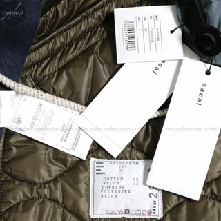 3 新品 22AW sacai キルテッド コート サカイ キルティング モッズ