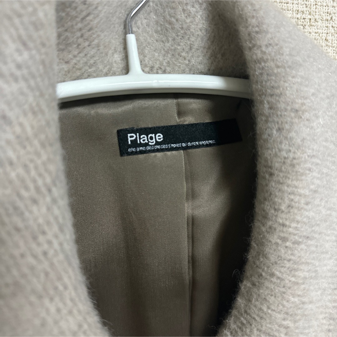 Plage(プラージュ)のPlage シャギーピーコート　36 レディースのジャケット/アウター(ピーコート)の商品写真