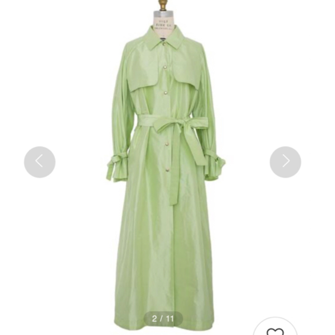 ☆新品☆定価17.6万円 Drawer ドゥロワー シルク トレンチコート