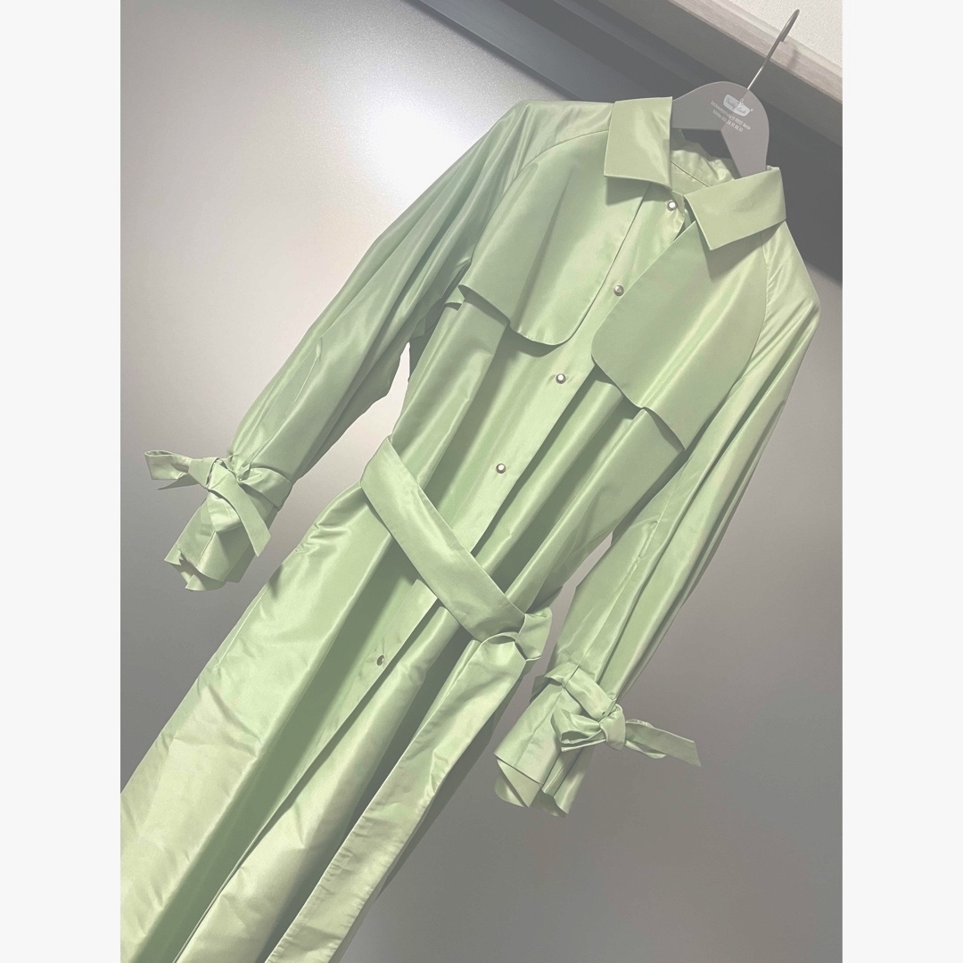 ☆新品☆定価17.6万円 Drawer ドゥロワー シルク トレンチコート
