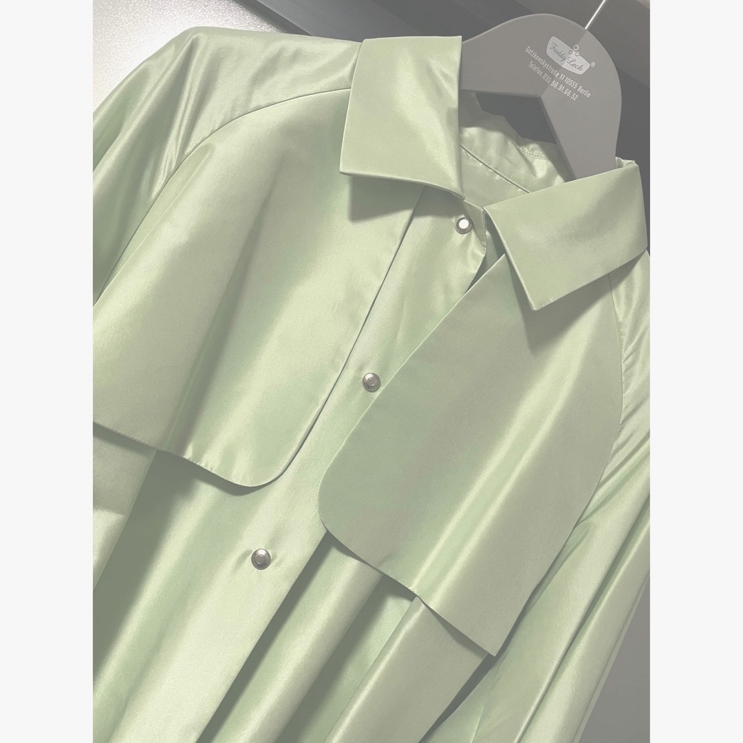★新品★定価17.6万円 Drawer ドゥロワー シルク トレンチコート