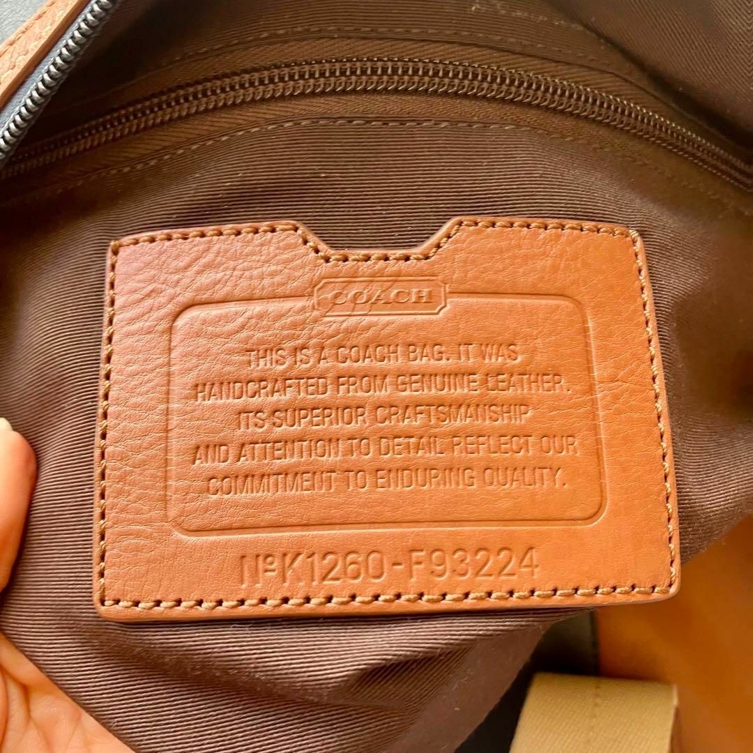 COACH(コーチ)の美品✨コーチ✨ボストンバック　ブラウン　2way ヘリテージ レザー  肩掛け メンズのバッグ(ボストンバッグ)の商品写真