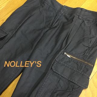 ノーリーズ(NOLLEY'S)のノーリーズ　カーゴパンツ　チャコール(ワークパンツ/カーゴパンツ)