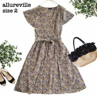 アルアバイル(allureville)の@【2】アルアバイル カシュクール 花柄 ワンピース(ひざ丈ワンピース)