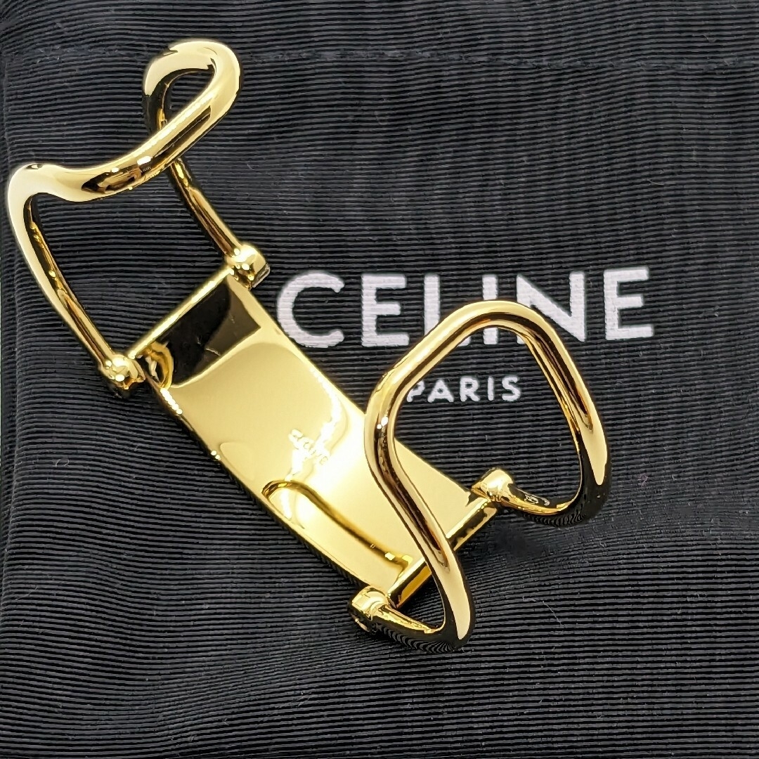 celine(セリーヌ)の【新品・未使用】セリーヌ CELINE ブレスレット バングル ゴールド C2 レディースのアクセサリー(ブレスレット/バングル)の商品写真