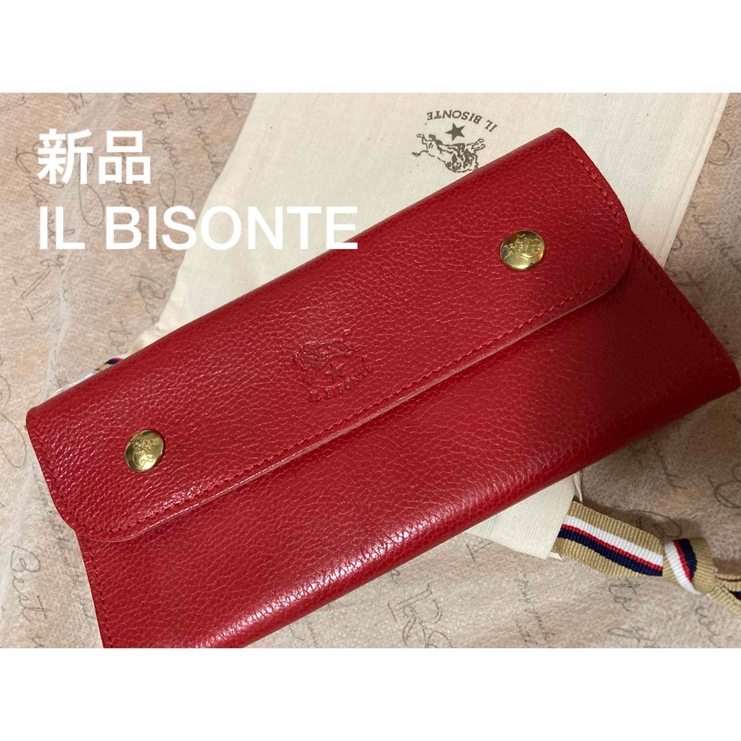 新品タグ付き IL BISONTE イルビゾンテ レザー 長財布 - 財布