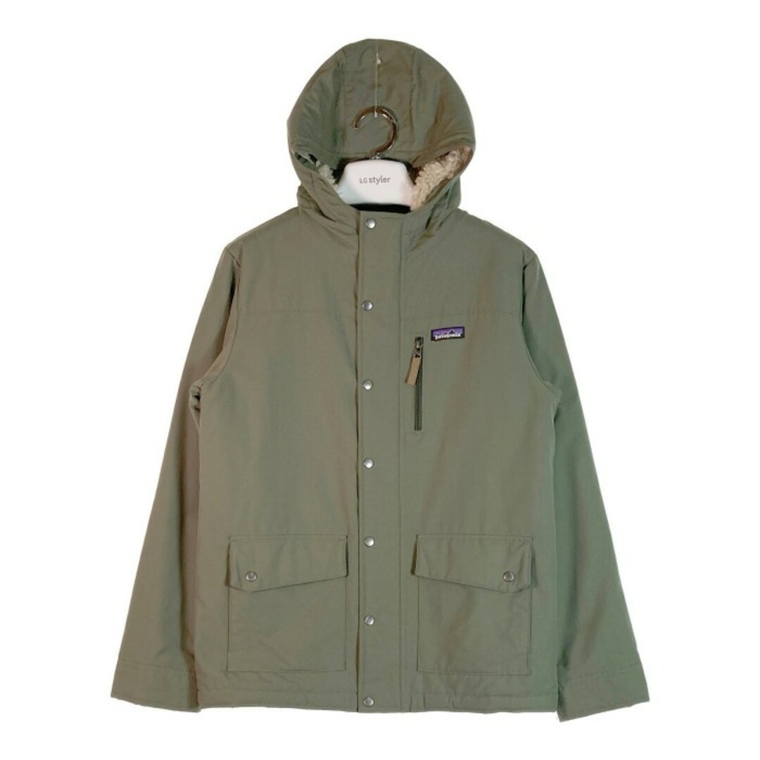 patagonia(パタゴニア)の★パタゴニア ボーイズインファーノジャケット 裏ボア フード カーキ sizeXL14 キッズ/ベビー/マタニティのキッズ服男の子用(90cm~)(コート)の商品写真