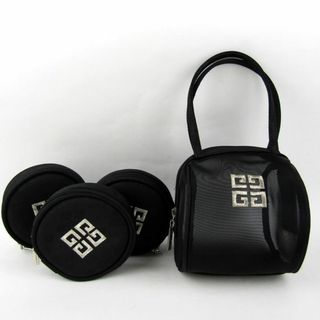 ジバンシィ(GIVENCHY)のジバンシィ メッシュハンドバッグ ポーチセット 4Gロゴ アクセサリー マルチケース ブランド 小物 レディース ブラック GIVENCHY(ポーチ)