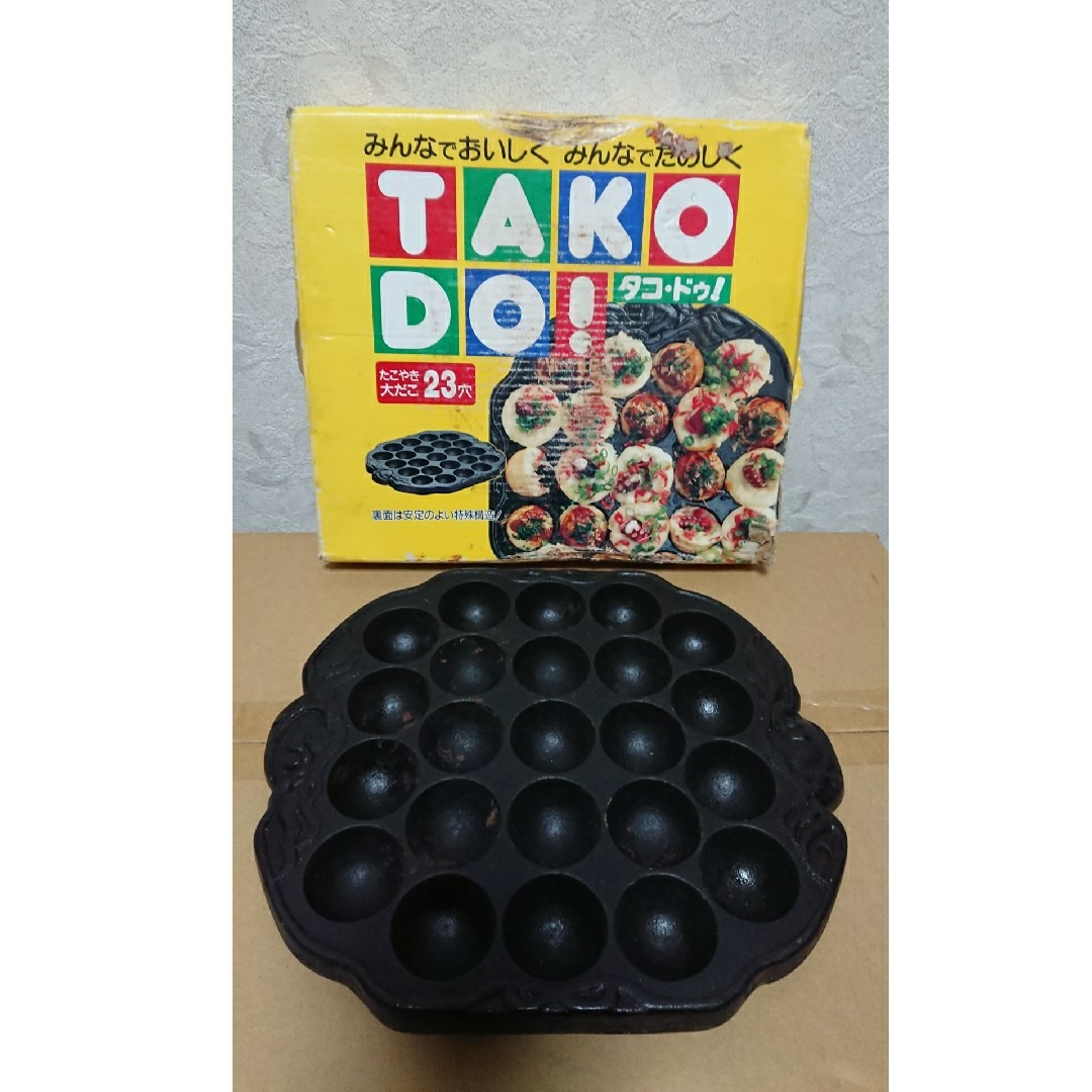 たこ焼き器 たこ焼きプレート TAKO・ DO! タコ・ドゥ！ 大だこ23穴 スマホ/家電/カメラの調理家電(たこ焼き機)の商品写真