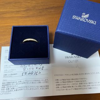 スワロフスキー(SWAROVSKI)の美品　スワロフスキー　ハーフエタニティリング(リング(指輪))