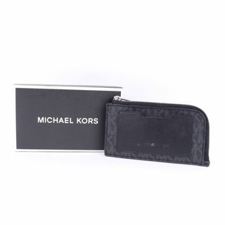 新品☆MICHAEL KORS デニム シグネチャー  折り財布 コインケース