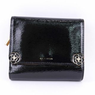 CLATHAS - クレイサス 三つ折り財布 リリー カメリアブローチ 小銭入れ