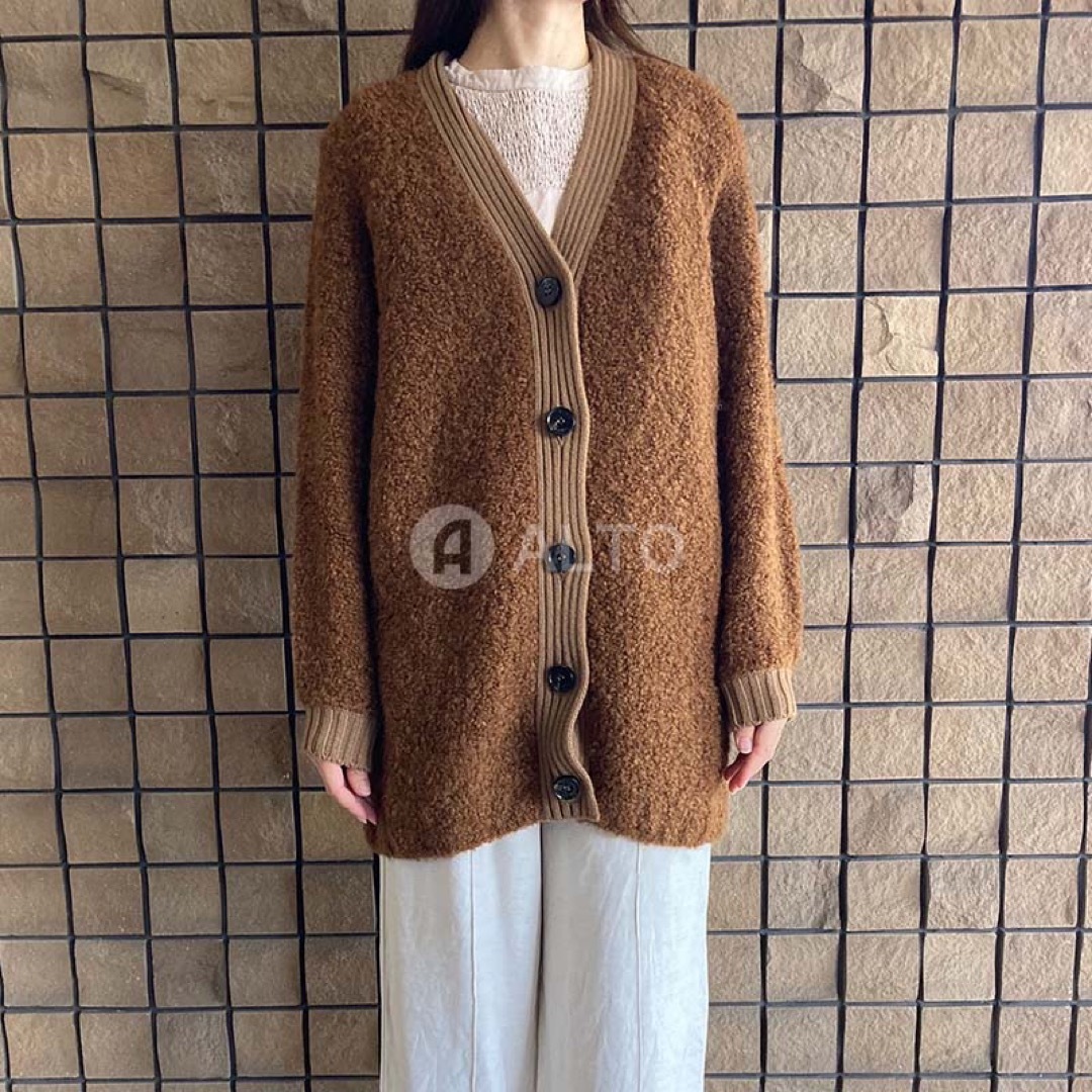 Weekend Max Mara - Weekend Max Mara アルパカ混 ニットカーディガン ...