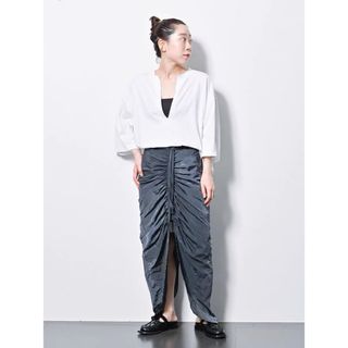 シティショップ(CITYSHOP)のDRAWSTRING スカート(ロングスカート)