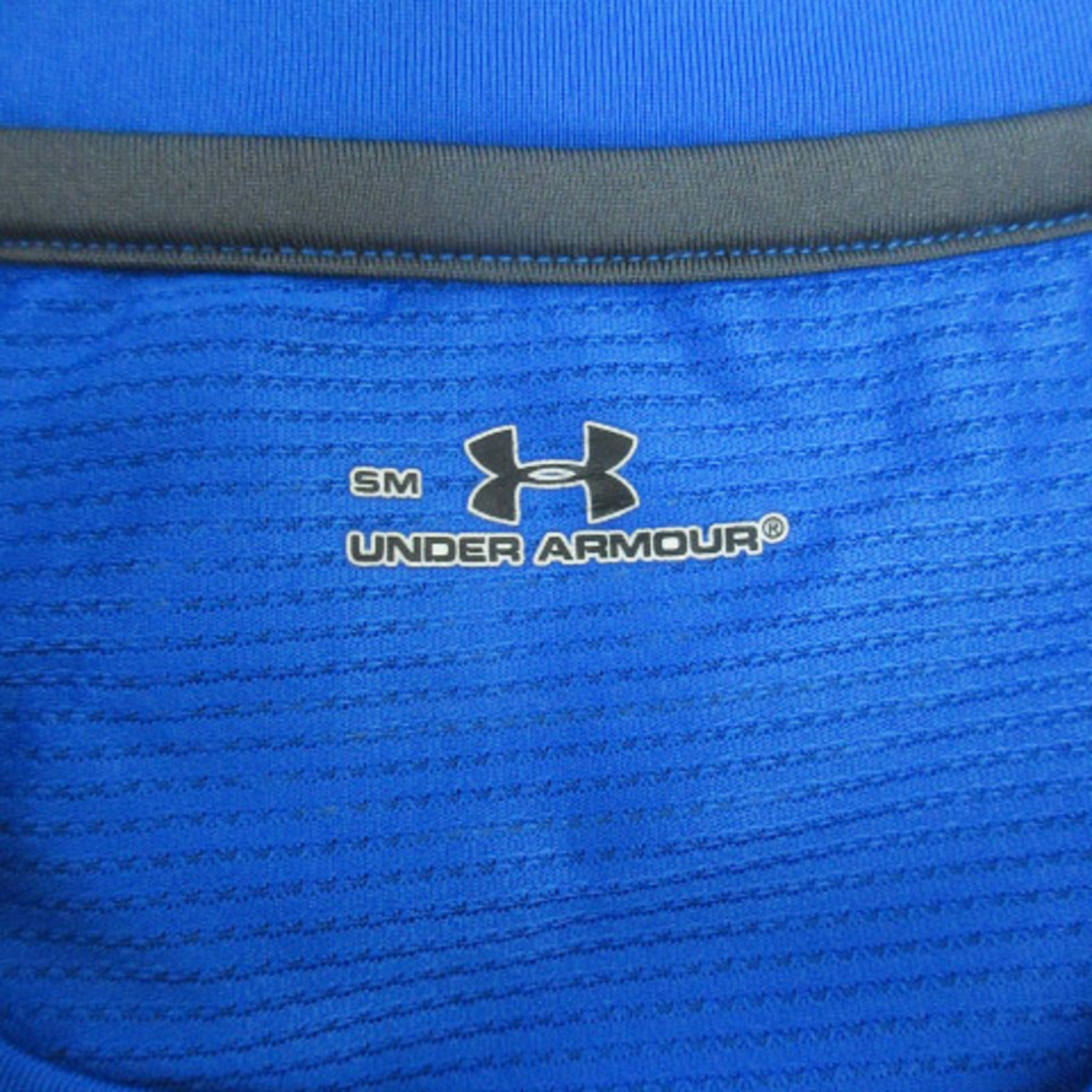 UNDER ARMOUR(アンダーアーマー)のアンダーアーマー スポーツウェア Tシャツ カットソー クルーネック SM 青 スポーツ/アウトドアのスポーツ/アウトドア その他(その他)の商品写真
