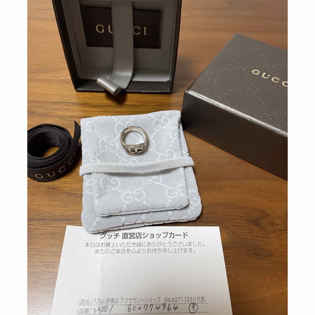 Gucci(グッチ)のグッチ　ブリットリング　GGロゴ レディースのアクセサリー(リング(指輪))の商品写真