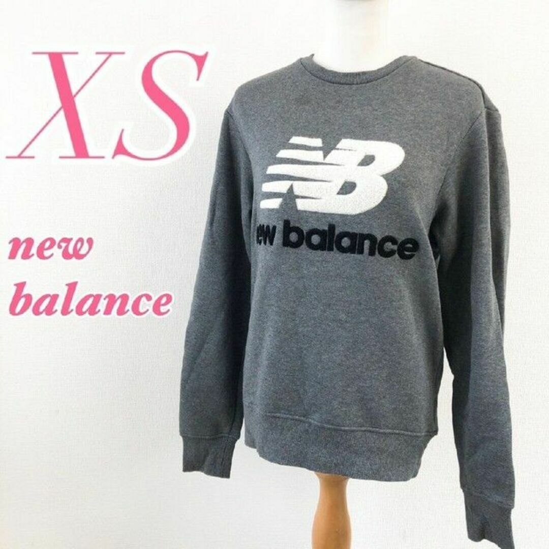 New Balance(ニューバランス)のnew balance ニューバランス 長袖トレーナー スウェット グレー レディースのトップス(トレーナー/スウェット)の商品写真