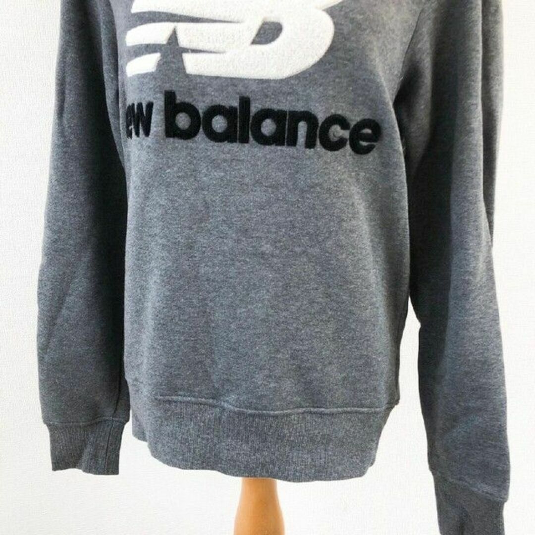 new balance ニューバランス 長袖トレーナー スウェット グレー-