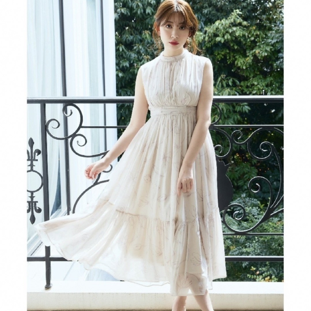 Herlipto Tulip Chiffon Long Dress Sサイズ