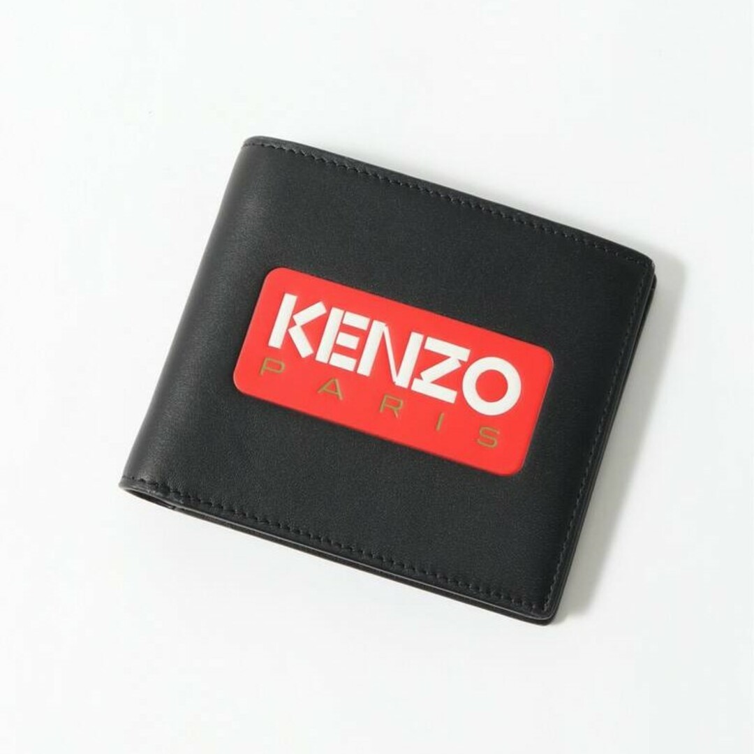 KENZO ケンゾー 折り財布 ブラック レザー