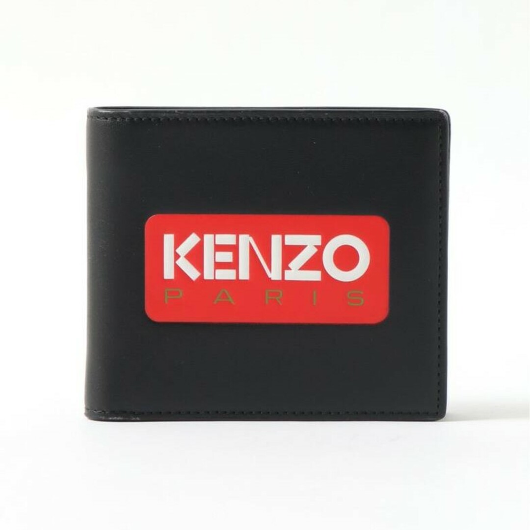 KENZO ケンゾー 折り財布 ブラック レザー 1