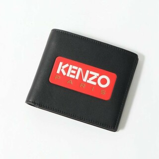 ケンゾー(KENZO)のKENZO ケンゾー 折り財布 ブラック レザー(折り財布)