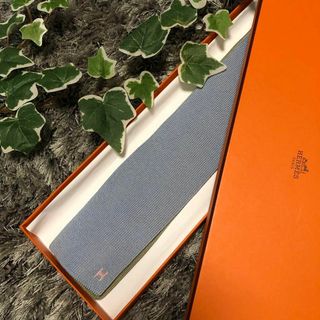 エルメス(Hermes)のHERMES エルメス メンズ ネクタイ ニットタイ 美品(ネクタイ)