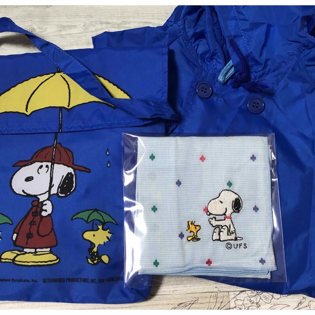 SNOOPY(スヌーピー)のSNOOPYキッズレインコート110㎝ キッズ/ベビー/マタニティのこども用ファッション小物(レインコート)の商品写真