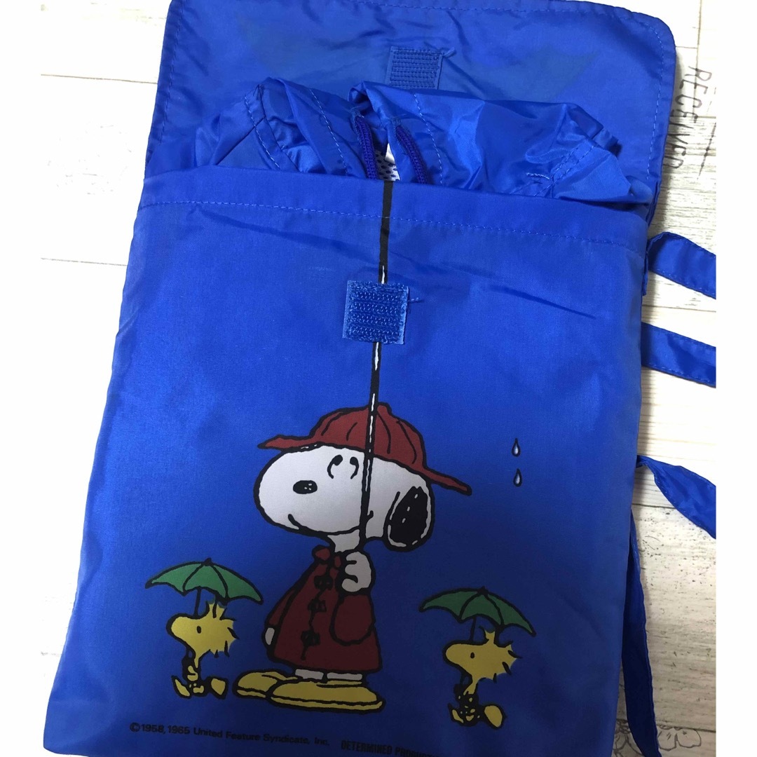 SNOOPY(スヌーピー)のSNOOPYキッズレインコート110㎝ キッズ/ベビー/マタニティのこども用ファッション小物(レインコート)の商品写真