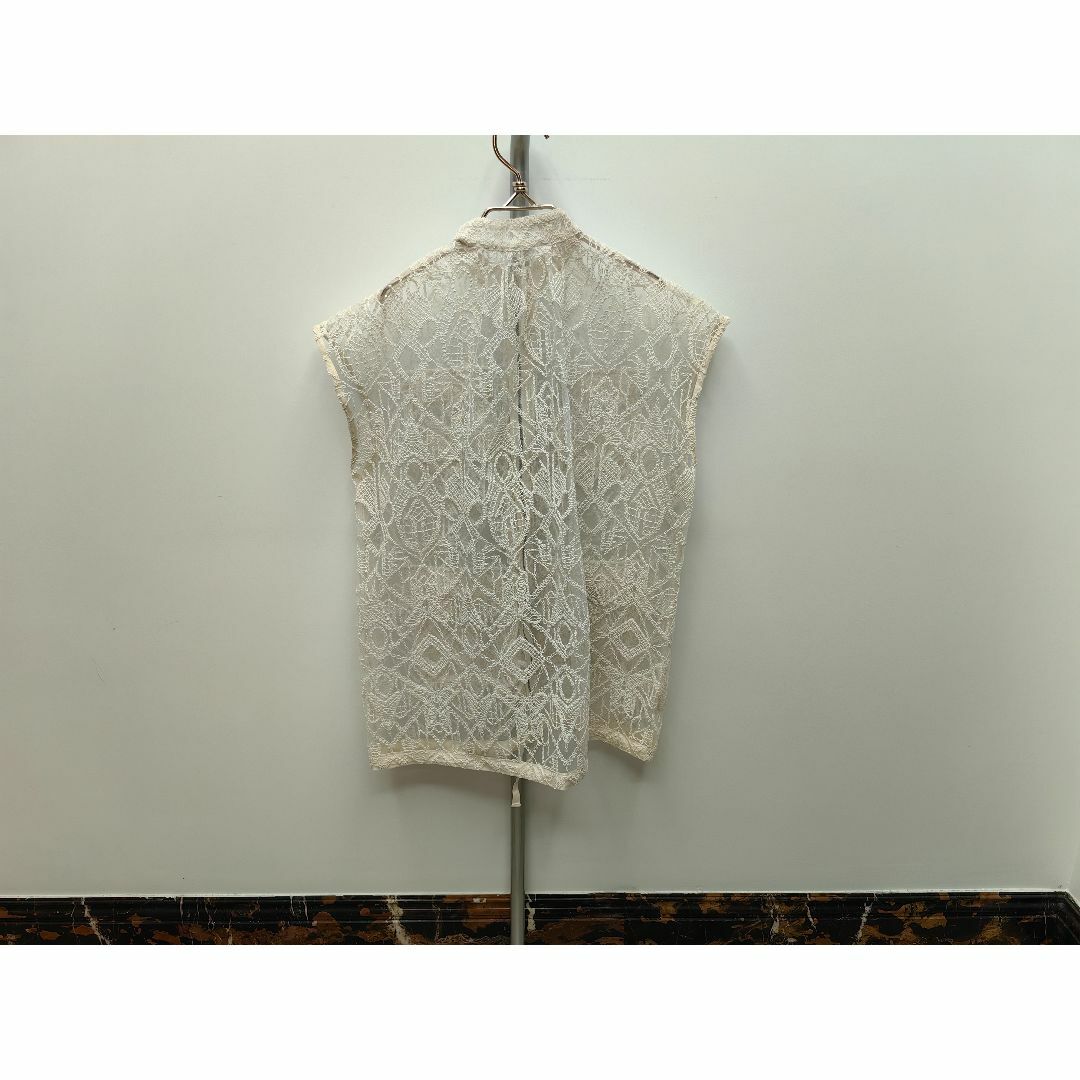 ameri vintage LACE WORKPOCKET VEST