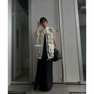 アメリヴィンテージ(Ameri VINTAGE)のAMERI  LACE WORKPOCKET VEST(シャツ/ブラウス(半袖/袖なし))