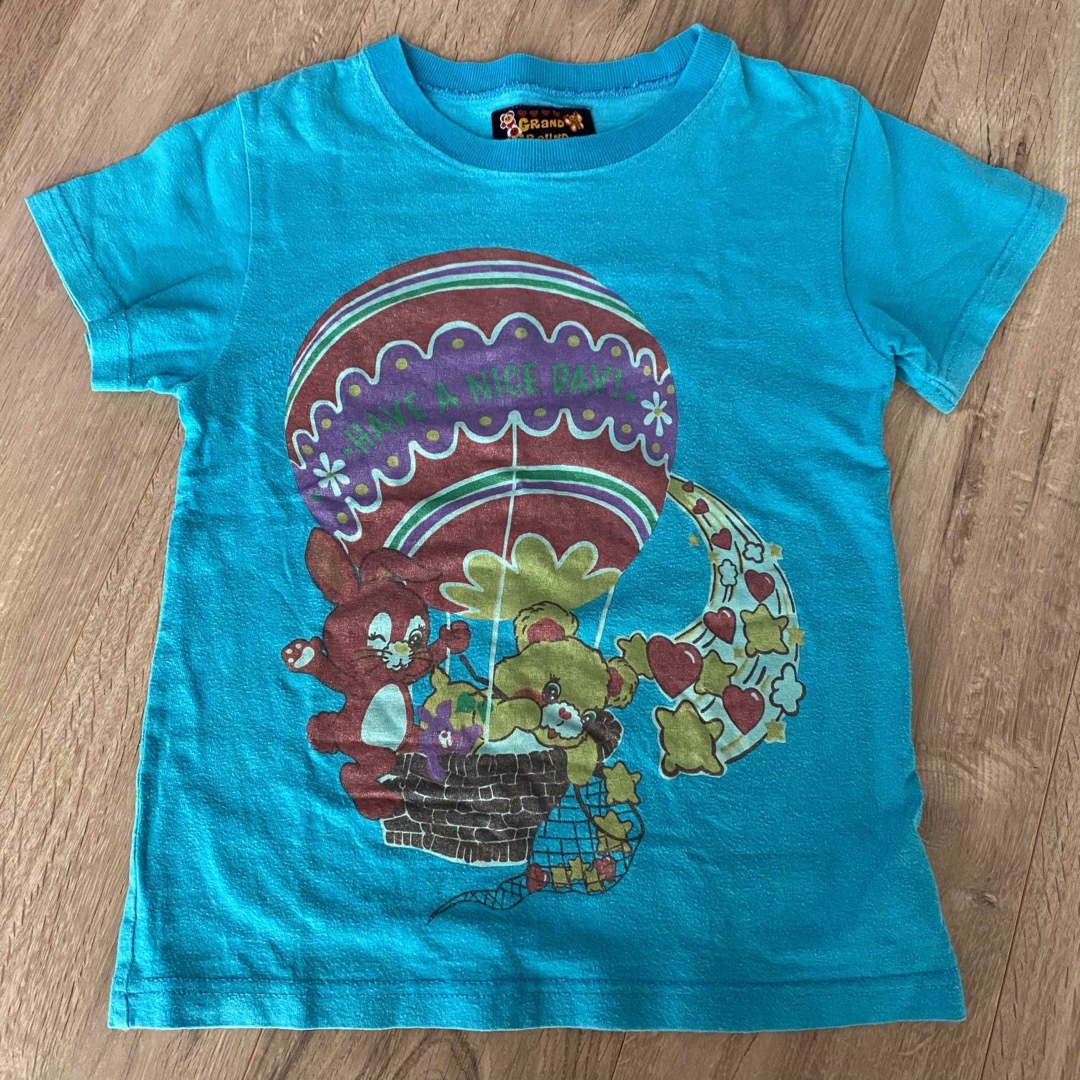 GrandGround(グラグラ)の[グラグラ]ブルーTシャツ キッズ/ベビー/マタニティのキッズ服女の子用(90cm~)(Tシャツ/カットソー)の商品写真