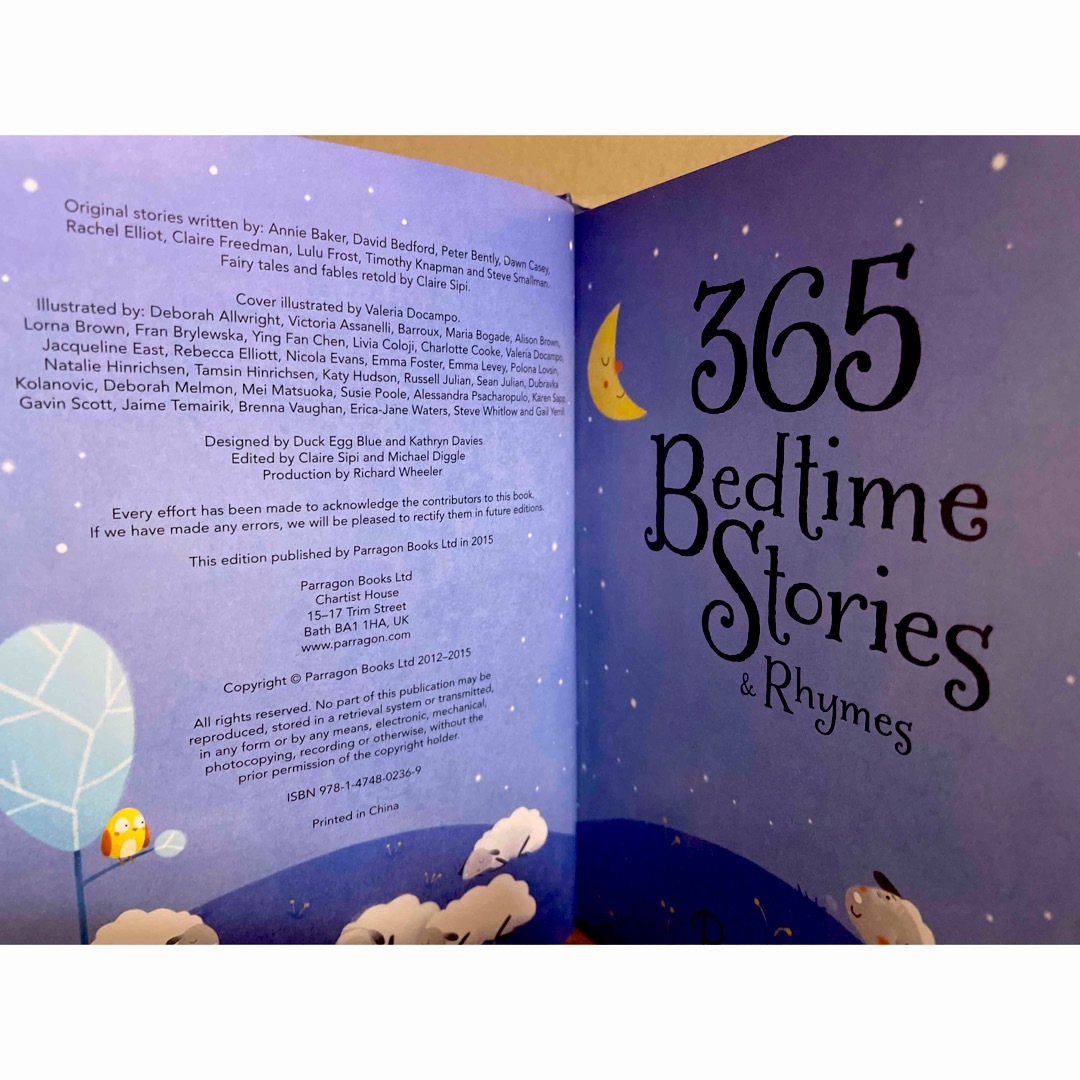 洋書　365 Bedtime Stories & Rhymes エンタメ/ホビーの本(洋書)の商品写真