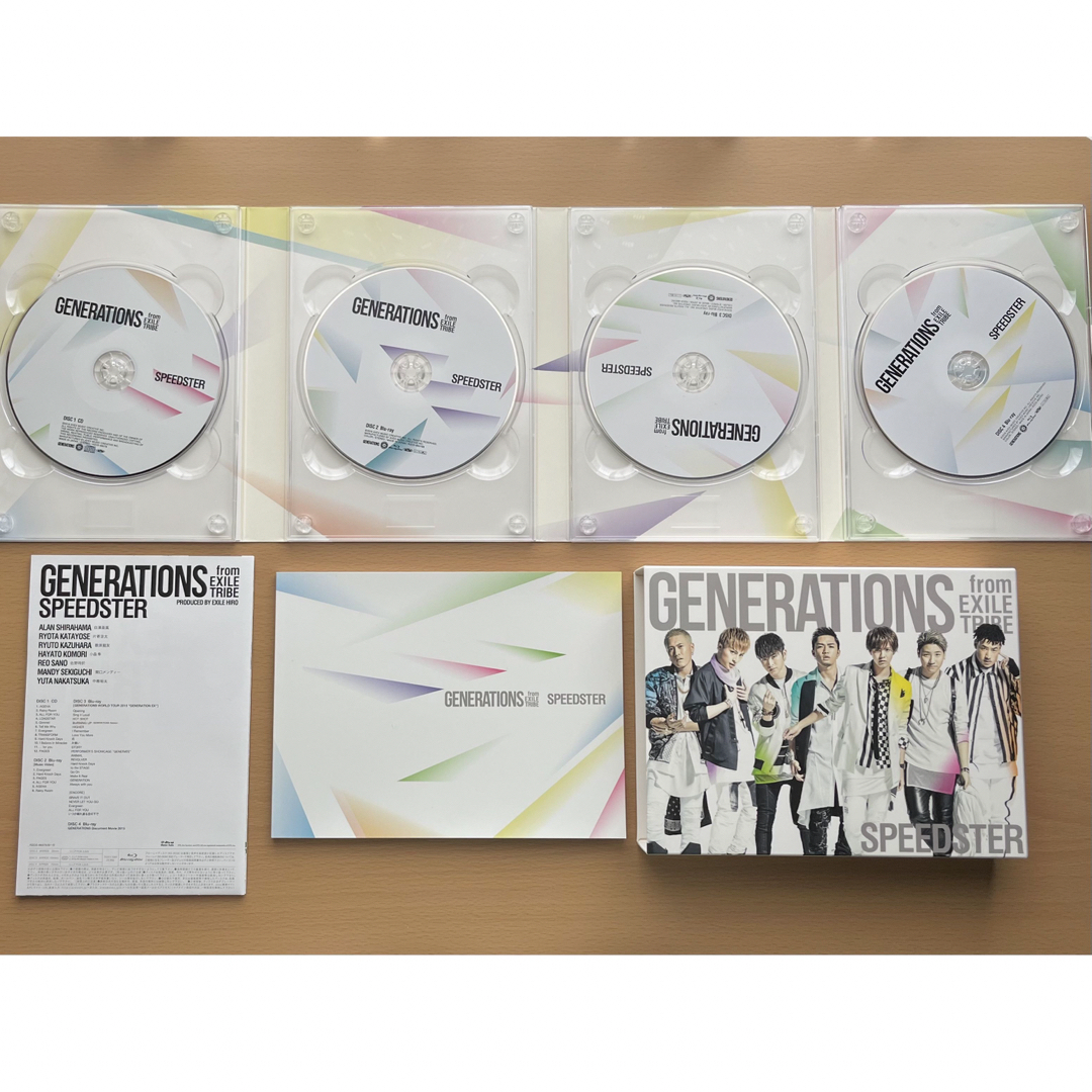 GENERATIONS(ジェネレーションズ)のGENERATIONS  HiGH&LOW CD DVD Blu-ray セット エンタメ/ホビーのDVD/ブルーレイ(ミュージック)の商品写真