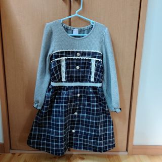 アクシーズファム(axes femme)の女の子　120　ワンピース　axes 秋冬服(ワンピース)