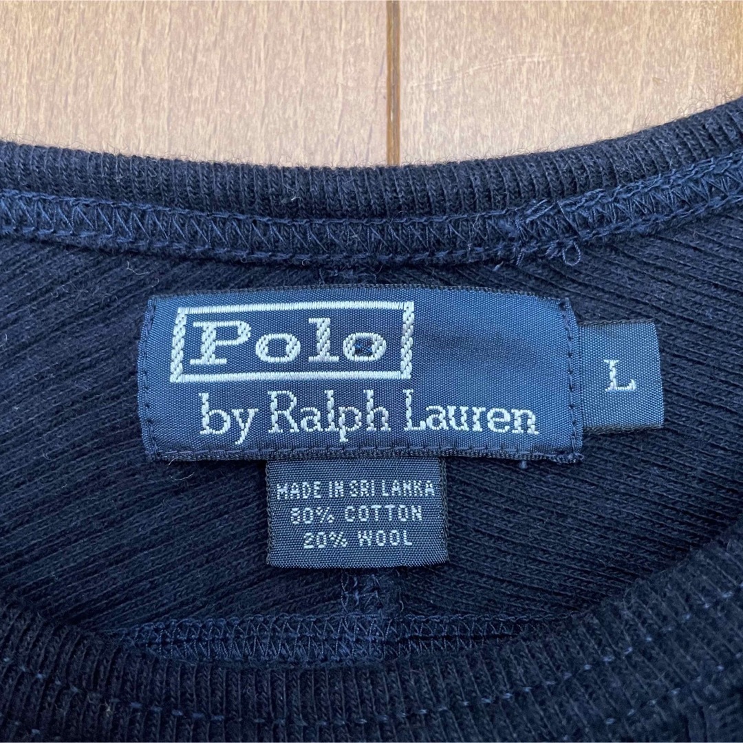 Ralph Lauren(ラルフローレン)の美品 90s POLO Ralph Lauren 薄手 リブニット セーター メンズのトップス(ニット/セーター)の商品写真