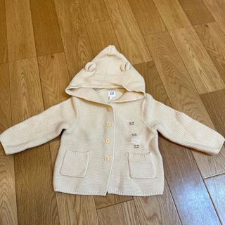 ベビーギャップ(babyGAP)のbabyGAP　ブラナンベアガーターセーター　12-18month(カーディガン/ボレロ)