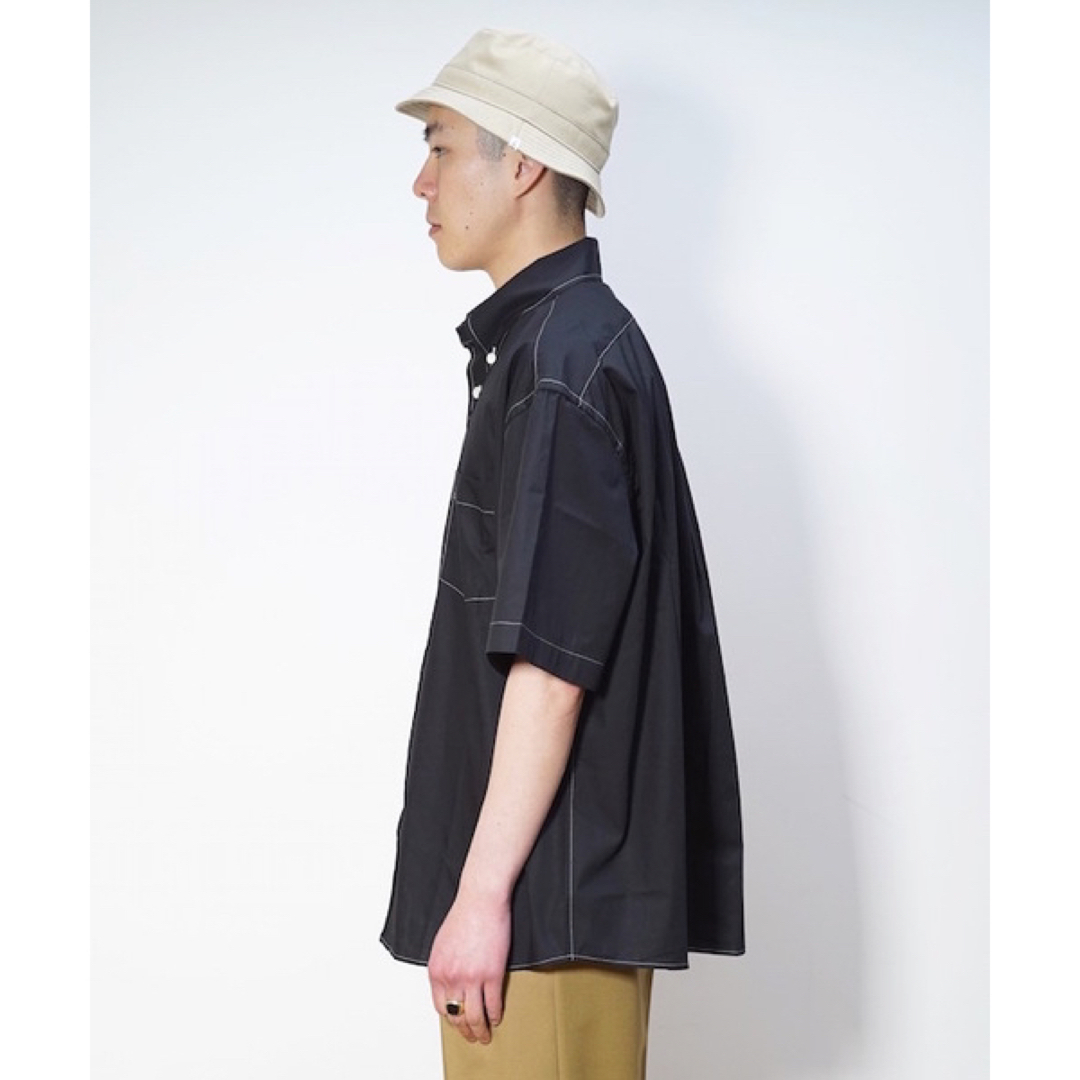 KAIKO(カイコー)のKAIKO LARGER B.D HS SHIRT ステッチ シャツ 半袖 メンズのトップス(シャツ)の商品写真