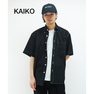 カイコー(KAIKO)のKAIKO LARGER B.D HS SHIRT ステッチ シャツ 半袖(シャツ)