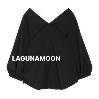 ラグナムーン(LagunaMoon)の美品❤️LAGUNAMOON ブラウス オフィスカジュアル シャツ (シャツ/ブラウス(長袖/七分))