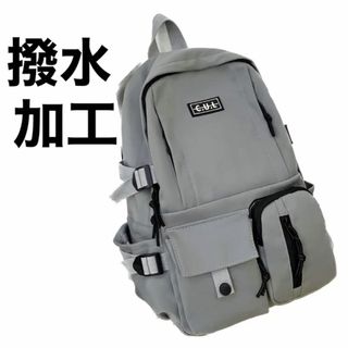 新品 撥水加工 リュック バックパック ナイロン 通学 旅行 アウトドア 防災(バッグパック/リュック)