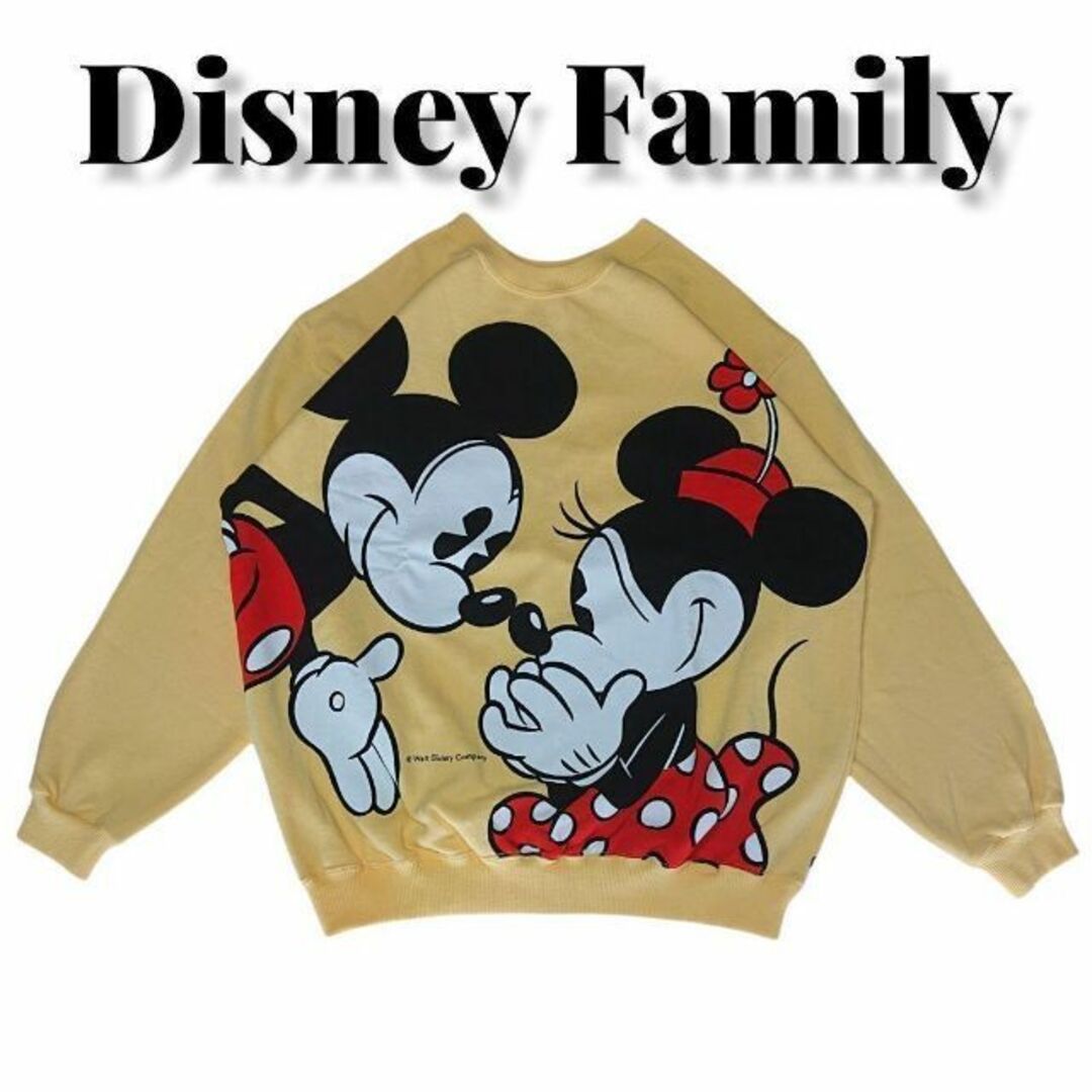 ミッキーマウス - Mickey family 両面ビッグプリント スウェット ...