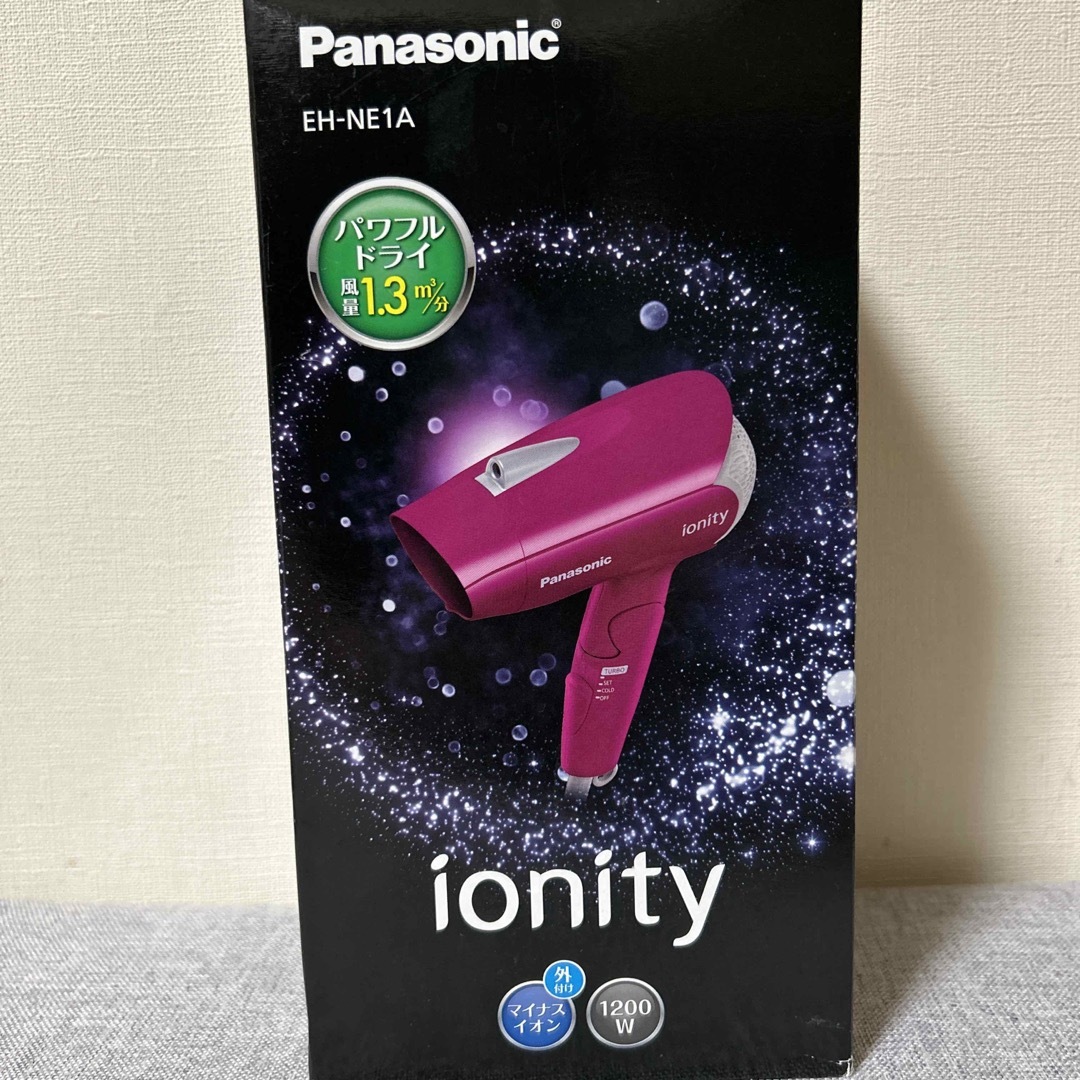 Panasonic(パナソニック)のパナソニック ヘアードライヤー イオニティ ビビットピンク EH-NE1A-VP スマホ/家電/カメラの美容/健康(ドライヤー)の商品写真