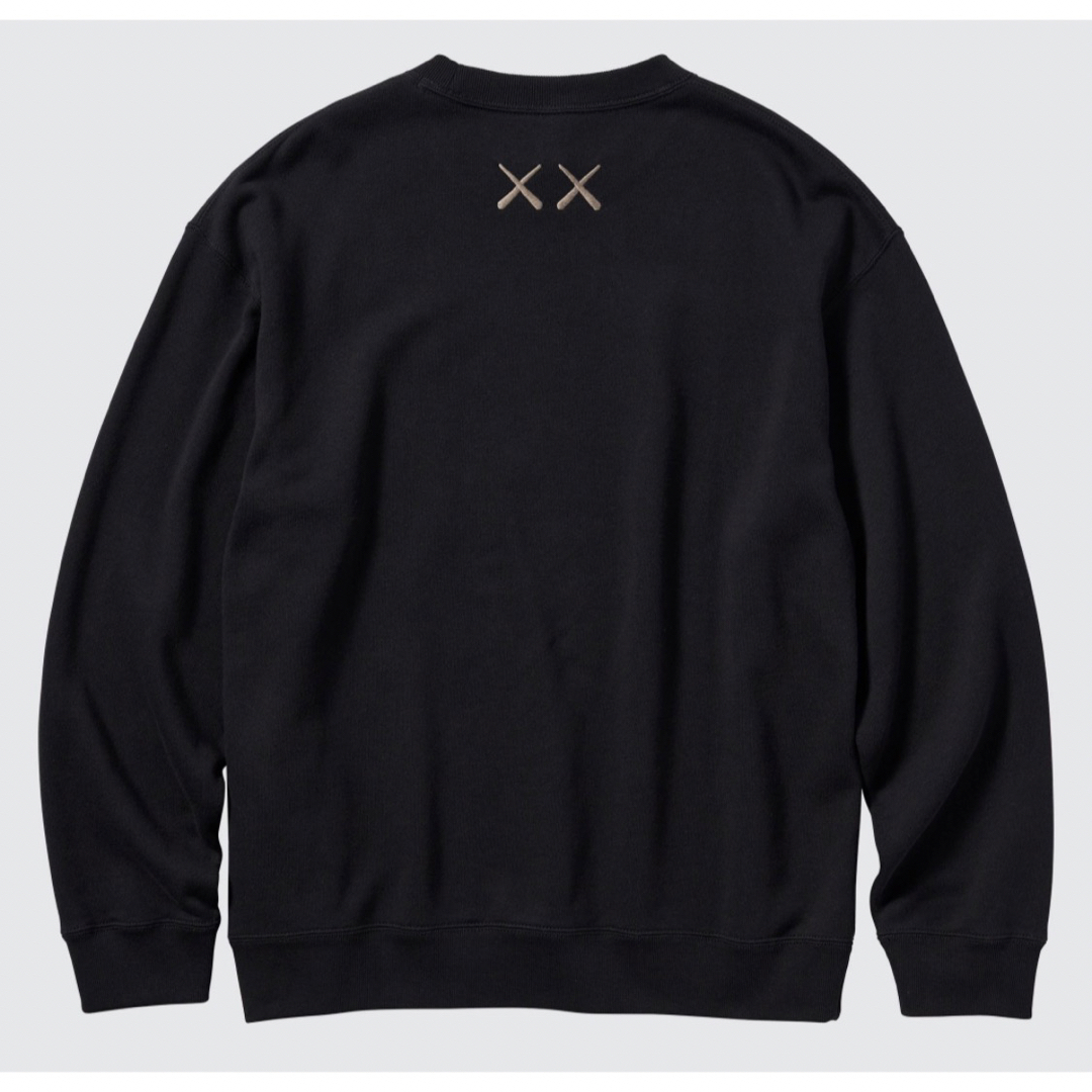 UNIQLO - カウズ KAWS ユニクロ スウェット トレーナー ブラック UNIQLO - カウズ KAWS ユニクロ スウェット トレーナー ブラック