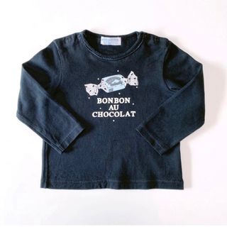 ポンポネット(pom ponette)のpom ponette baby ポンポネット ロングTシャツ 90(Tシャツ/カットソー)