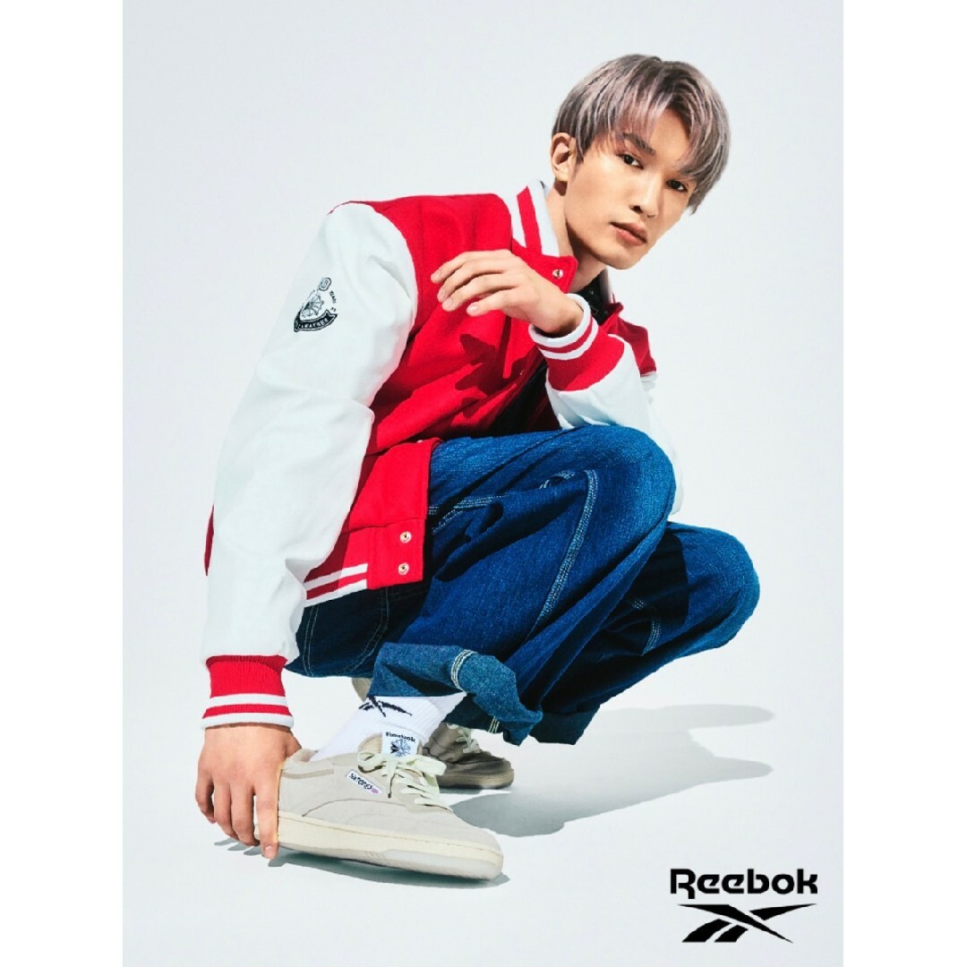 SixTONES Reebokコラボスニーカー クリーム