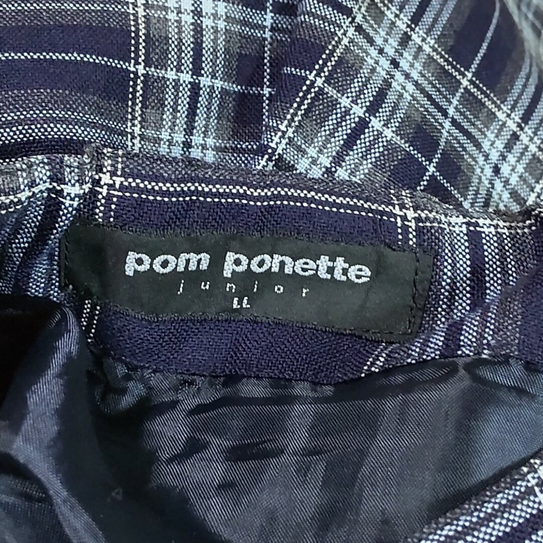 pom ponette(ポンポネット)の女子中高生制服に♪【pom ponette】プリーツスカート　165 キッズ/ベビー/マタニティのキッズ服女の子用(90cm~)(スカート)の商品写真