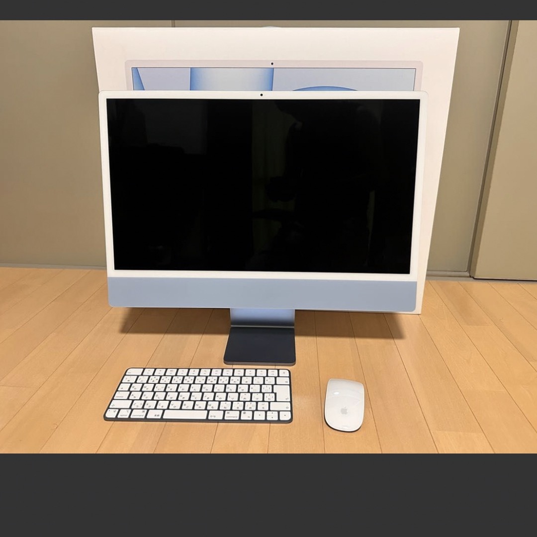 Apple - 24インチ ブルー iMac 4.5K Retinaディスプレイモデルの通販