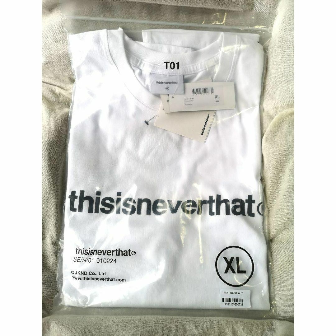 ネバザ Tシャツ ディスイズネバーザット tee ロンT 新品 XL 白 5