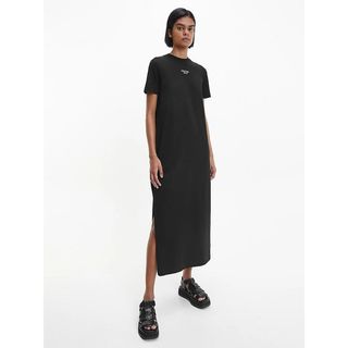 カルバンクライン(Calvin Klein)のcalvin clein カルバンクライン T shirt dress(ロングワンピース/マキシワンピース)